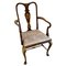 Edwardian Mahogany Decorated Desk Chair, Image 1