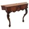 Victorian Carved Mahogany Console Table, Image 1