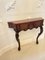 Victorian Carved Mahogany Console Table 17