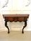Victorian Carved Mahogany Console Table 15
