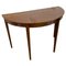 Table Console Demi-Lune George III en Acajou 1