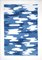 Tipo de cian, reflejos de camuflaje en tonos azules, 2021, impresión Monotype Cyanotype, Imagen 1