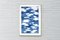 Tipo de cian, reflejos de camuflaje en tonos azules, 2021, impresión Monotype Cyanotype, Imagen 5