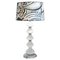 Lámpara de mesa de cristal de Murano, Italia, 1950, Imagen 1