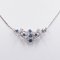 Vintage 14kt Gold Necklace with Diamonds and Sapphires, 1960s, Image 2