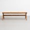 057 Civil Bench in Wood and Woven Viennese Cane by Pierre Jeanneret for Cassina, Image 2