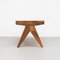 057 Civil Bench in Wood and Woven Viennese Cane by Pierre Jeanneret for Cassina 4