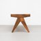 057 Civil Bench in Wood and Woven Viennese Cane by Pierre Jeanneret for Cassina, Image 4