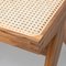 057 Civil Bench in Wood and Woven Viennese Cane by Pierre Jeanneret for Cassina 10