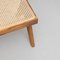 057 Civil Bench in Wood and Woven Viennese Cane by Pierre Jeanneret for Cassina, Image 16