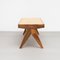 057 Civil Bench in Wood and Woven Viennese Cane by Pierre Jeanneret for Cassina, Image 18