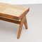 Banc 057 Civil en Bois et Jonc Tressé par Pierre Jeanneret pour Cassina 17