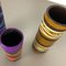 Fat Lava Tube Vases from Scheurich, Germany, 1970s, Set of 3 10