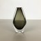 Large Sommerso Smoked Glass Vase by Nils Landberg for Orrefors, Sweden, 1970s 2