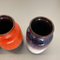 Vintage Fat Lava Vases from Scheurich, Germany, 1970s, Set of 4 11