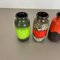 Vintage Fat Lava Vases from Scheurich, Germany, 1970s, Set of 4 4