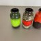 Vintage Fat Lava Vases from Scheurich, Germany, 1970s, Set of 4, Image 4