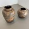 Ceramic Pottery Lava Vases from Dümler and Breiden, Germany, 1960s, Set of 2 3