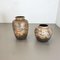 Ceramic Pottery Lava Vases from Dümler and Breiden, Germany, 1960s, Set of 2 2