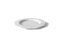 Soup Plate in Satin White Carrara Marble 2
