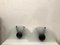 Italian Glass and Metal Wall Lights, 1980s, Set of 2, Image 6