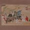 After Heian, Japanese Scene, 1900, Woodblock Print, Framed, Image 5