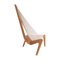 Danish Rope and Black Lacquered Wood Harp Chair by Jørgen Høvelskov, 1960 5