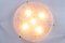 Vintage Bubble Glass Ceiling Lamp with Brass, 1960s, Image 2