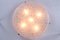 Vintage Bubble Glass Ceiling Lamp with Brass, 1960s, Image 3