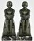 Art Deco Bookends with Reading Nudes by Max Le Verrier, France, 1930s, Set of 2, Image 8