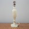 Englische Mid-Century Onyx Alabaster Tischlampe 7