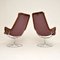 Fauteuils Pivotants Jetson Vintage en Cuir par Bruno Mathsson pour Dux, Set de 2 9