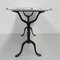 Bistro Table with Wooden Top on Cast Iron Frame 6