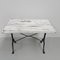 Bistro Table with Wooden Top on Cast Iron Frame 19