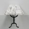 Bistro Table with Wooden Top on Cast Iron Frame 18