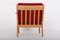 Danish Oak and Wool Fabric Ge265 Chair by Hans J. Wegner 5