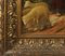 Aristide Dies, L'Idillio nella campagna romana, 19th Century, Oil on Canvas, Framed 4