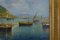 Luigi Basile, Marina, años 80, óleo sobre tablilla, enmarcado, Imagen 2