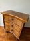 Antique Italian Walnut Veneer Hall Cabinet with Drawers, Image 6