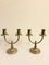 Silvered Candlesticks from France, 1950s, Set of 2, Image 4
