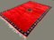 Vintage Moroccan Red and Orange Rug 2