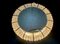 Austrian Round Illuminated Wall Mirror with Brass Details by Emil Stejnar for Rupert Nikoll, 1950s 8