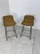 Vintage Modernist Steel & Rattan Stools in the Style of Charlotte Perriand from Dirk Van Sliedregt, 1960s, Set of 2 7