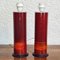 Vintage Table Lamps in Red Enamel, Italy, 1970s, Set of 2, Image 10