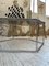 Table Basse Hexagonale en Verre et Chrome 14