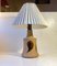 Scandinavian Modern Stoneware Table Lamp by Eigil Henriksen, 1970s 1