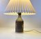 Scandinavian Modern Stoneware Table Lamp by Per Engstrom, 1970s 3