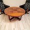 Mid-Century Modern Round Coffee Sofa Table with Castors, Sweden, 1970s, Image 3