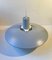 Vintage Scandinavian Grey Tiered Pendant Lamp from Lyskær, 1970s, Image 5