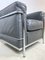 Grey Leather LC2 Armchair by Le Corbusier for Cassina, 1980s, Image 3